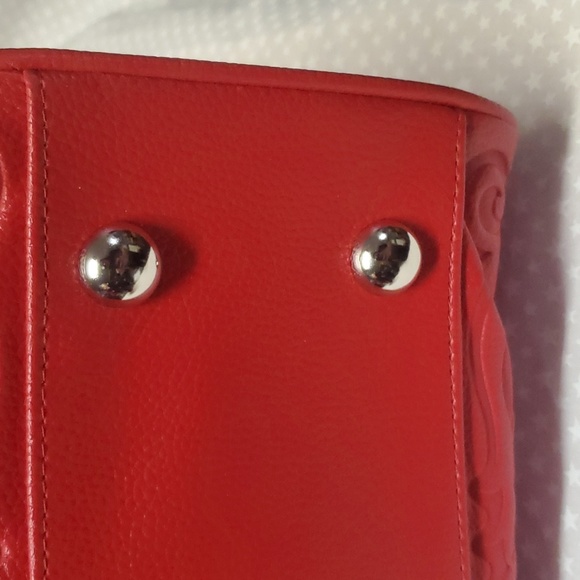 Red Embossed Loungefly tote - Picture 6 of 8